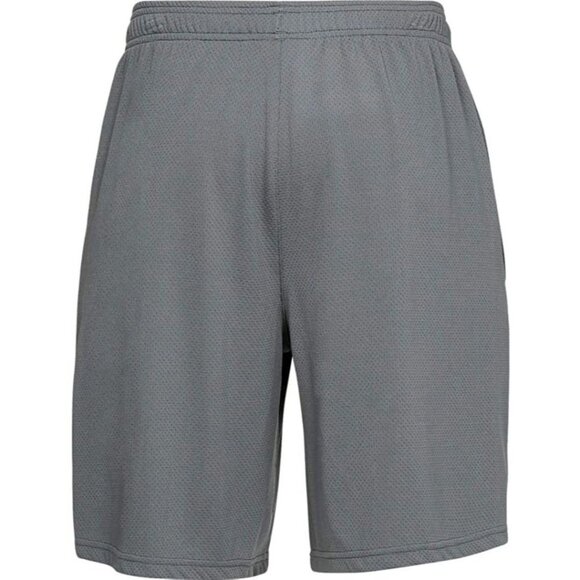 UNDER ARMOUR MEN'S TECH MESH SHORTS - SIZE: MEN M - PITCH GRAY BLACK (WH275) - Picture 2 of 4